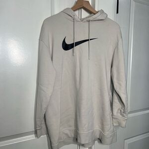 Nike white tan hoodie women’s size large
